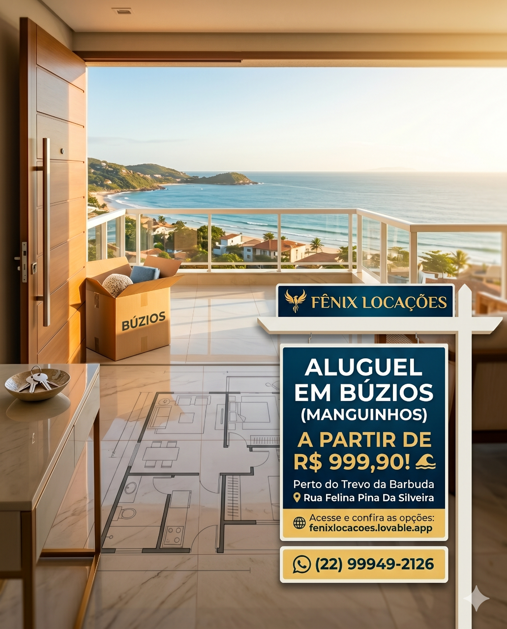 Fênix Locações — Aluguel em Búzios, Manguinhos